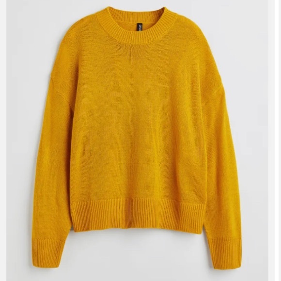 H&M Sweaters - H&M mustard yellow knit sweater